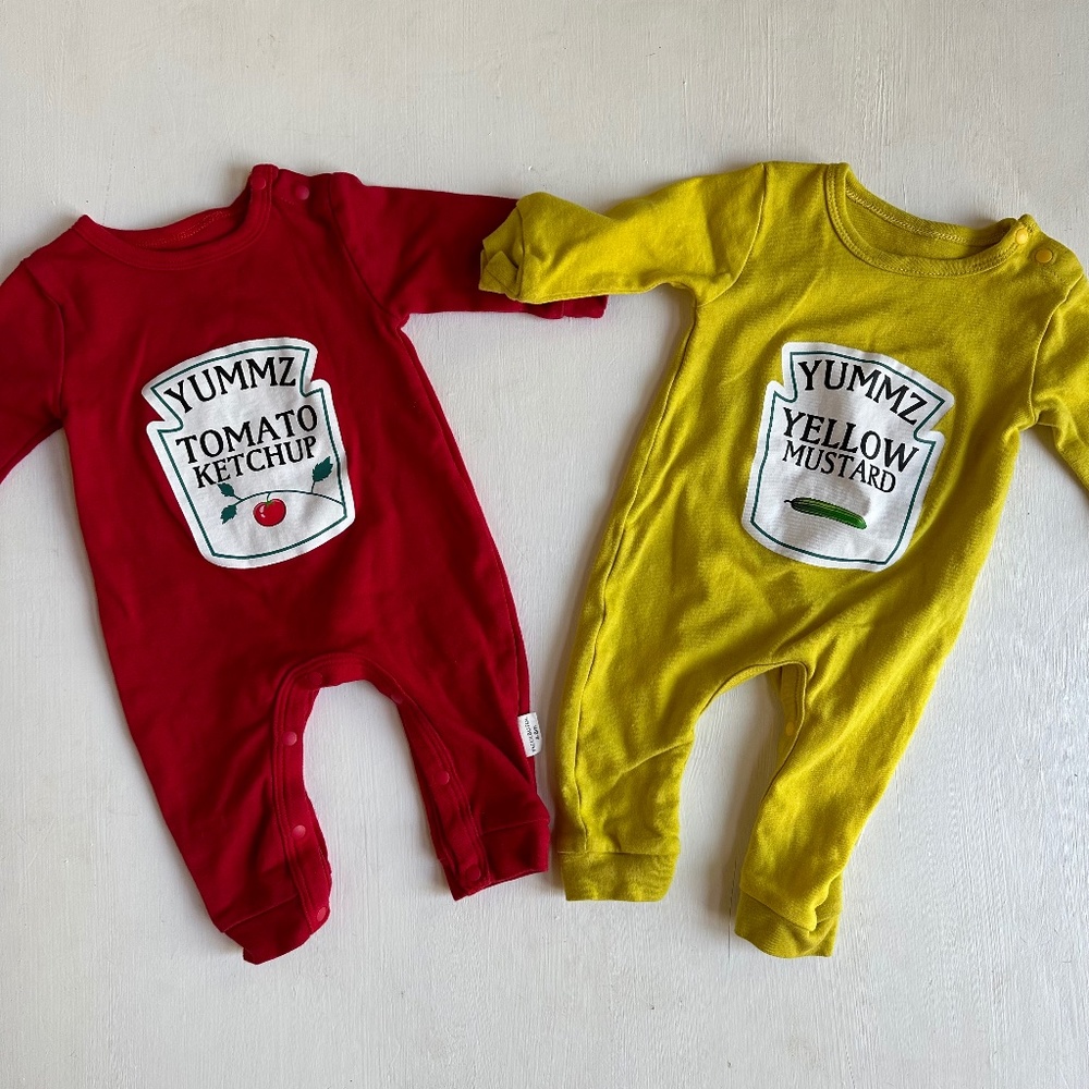 Ketchup & Mustard Jumpsuit Onesies